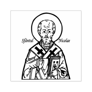 St. Nicholas Byzantine Catholic Religious Rubber Stamp
