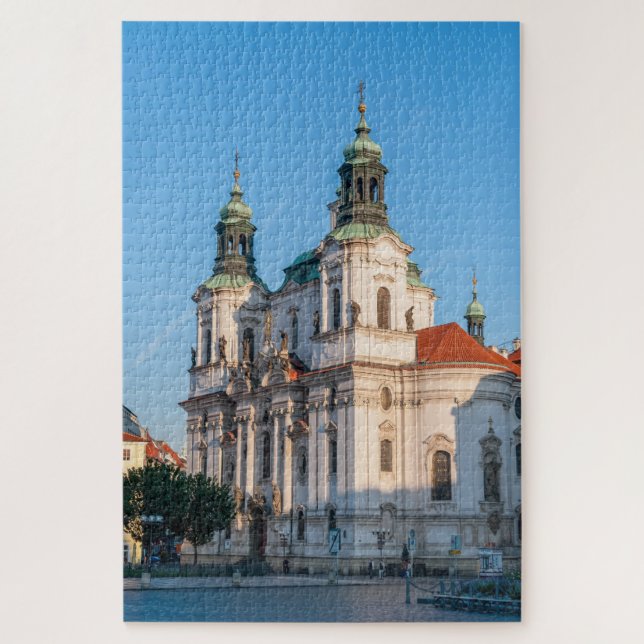 St. Nicholas Church in the old town of Prague Jigsaw Puzzle (Vertical)