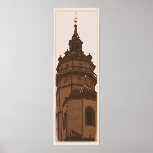 St. Nicholas Church, Leipzig Poster (Front)