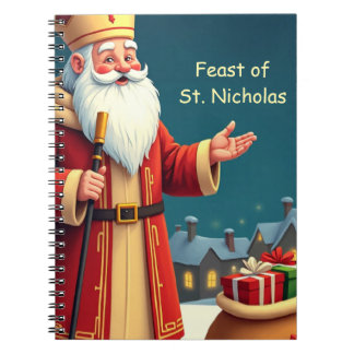 St. Nicholas Day Smiles and Warm Wishes Notebook