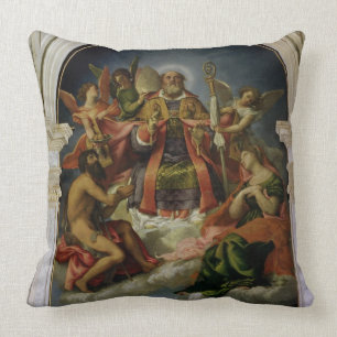St. Nicholas in Glory with Saints Cushion
