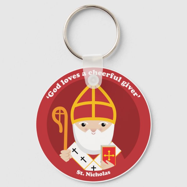 St. Nicholas Key Ring (Front)