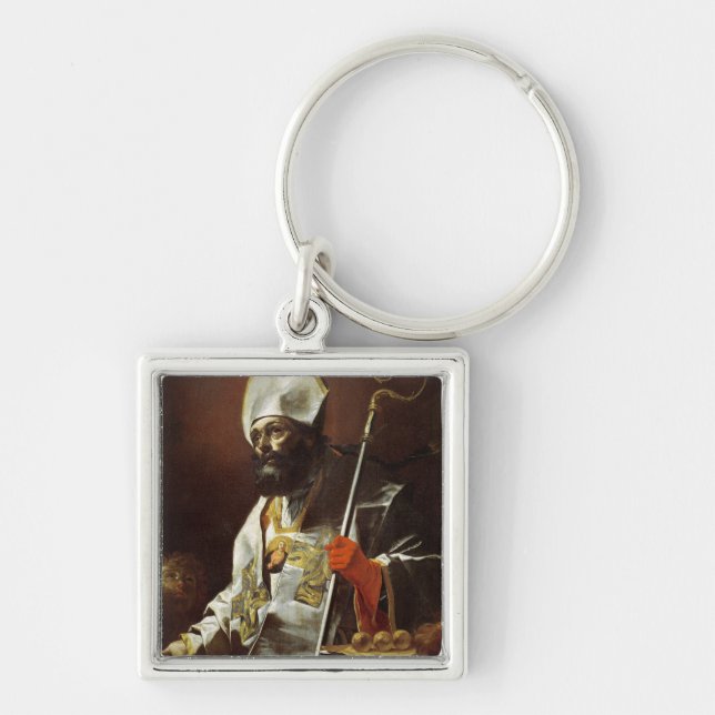 St. Nicholas of Bari Key Ring (Front)