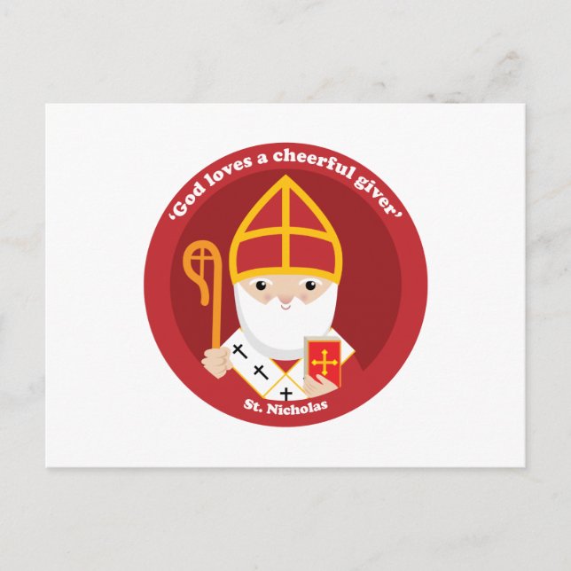St. Nicholas Postcard (Front)