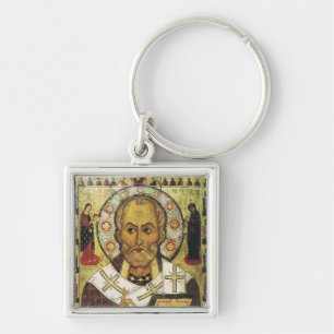 St. Nicholas Russian icon Key Ring