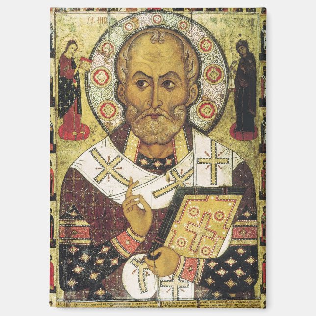 St. Nicholas Russian icon Magnet (Front)