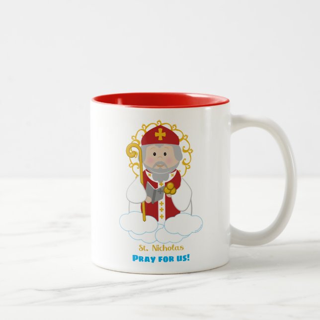 St. Nicholas Two-Tone Coffee Mug (Right)