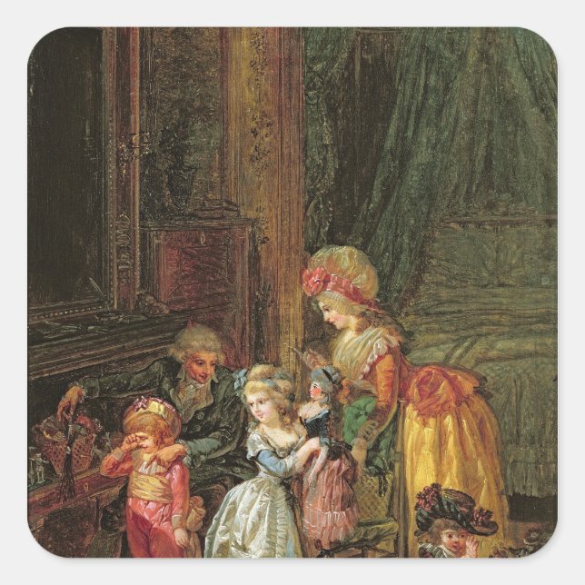 St. Nicholas's Day Square Sticker (Front)