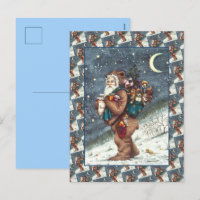 ST. NICK IN TEDDY BEAR SUIT, CHRISTMAS TEDDIES