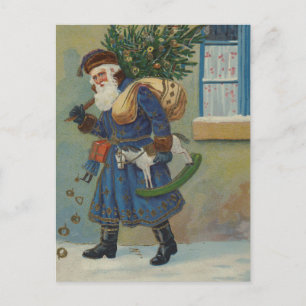 St. Nick   Vintage Holiday Postcard