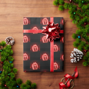 St. Nick's Day Dutch Mitre Pattern Sinterklaas Wrapping Paper