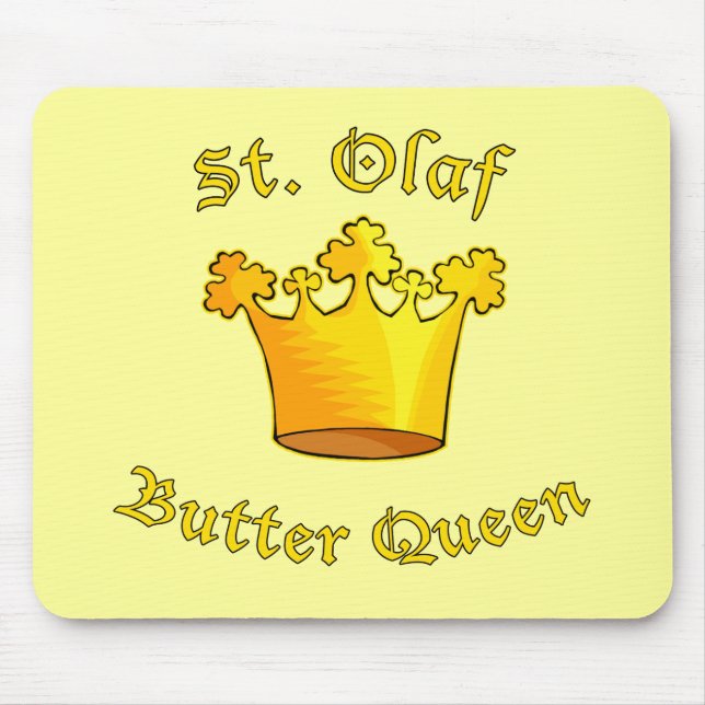 St. Olaf Butter Queen Products Mouse Pad (Front)