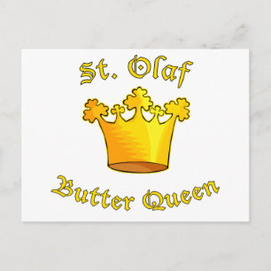 St. Olaf Butter Queen Products Postcard