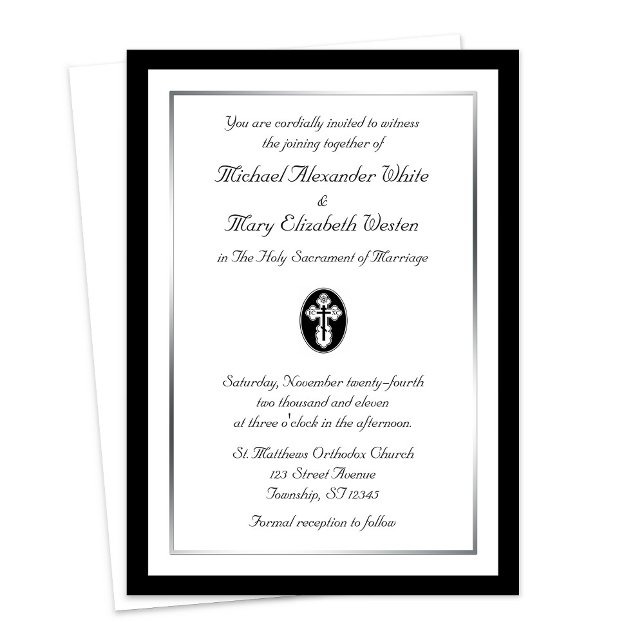 St. Olga Cross - Orthodox Wedding Invitations (St. Olga Cross - Orthodox Wedding Invitations at Ammia's Orthodox Online Store on Zazzle. )