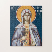 St. Olympia the Deaconess Orthodox Christian Icon 