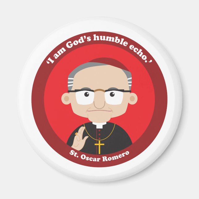 St. Oscar Romero Magnet (Front)