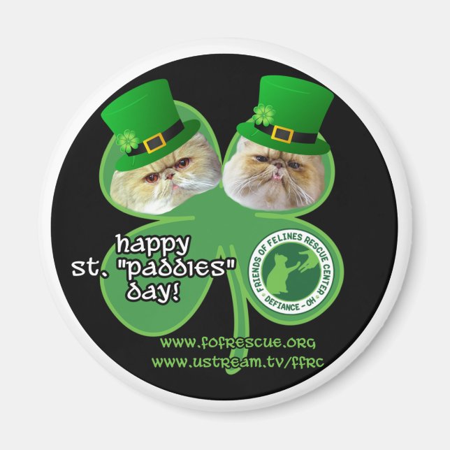 st. paddies day magnet - design 1 (Front)