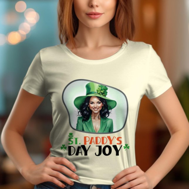 St. Paddy's Day joy - Green Attire Affair T-Shirt (Creator Uploaded)
