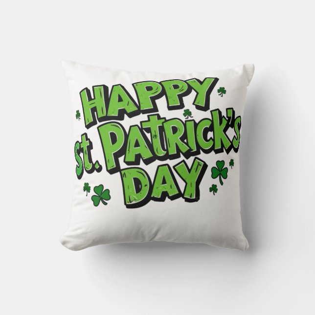 St. Paddy's Day, Patrick´s day  Cushion (Front)