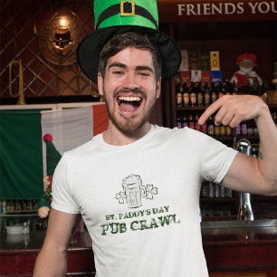 St. Paddy's Day Pub Crawl Shirts