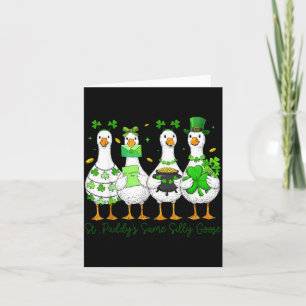 St Paddys Same Silly Goose for Kids Boys Girls Card