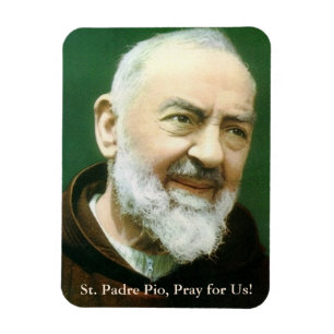 St. Padre Pio Prayer Card Magnet