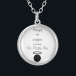 St. Padre Pio Quote Necklace<br><div class="desc">St. Padre Pio Quote Necklace</div>