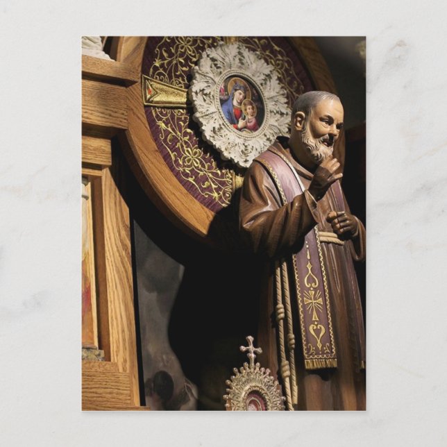 St. Padre Pio Shrine, Kenosha, Wi Postcard (Front)