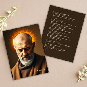 St Padre Pio The Most Powerful Healing Prayer Card