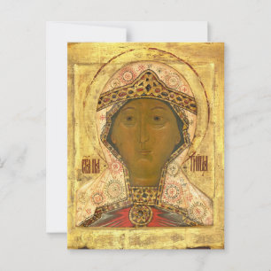 St. Paraskeva Orthodox Christian Icon Postcard