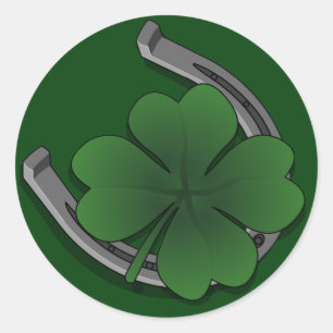St. Partick's Stickers Classic Lucky Charm Sticker