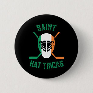 St Patrick#39;s Day Saint Hat Tricks Irish Flag Fu 6 Cm Round Badge