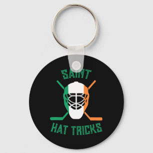 St Patrick#39;s Day Saint Hat Tricks Irish Flag Fu Key Ring