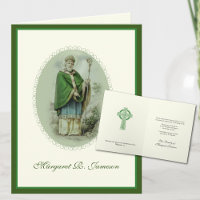 St. Patrick Catholic Irish Celtic Cross Condolence