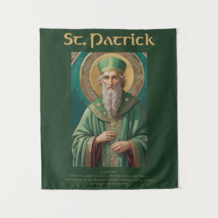 St Patrick Catholic Saint Prayer Tapestry