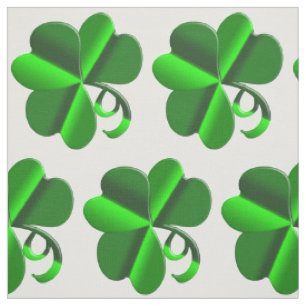 St Patrick Day. Clover pattern Fabric