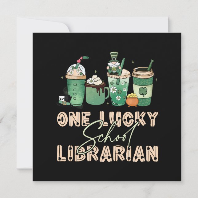 St. Patrick Day Lucky Librarian (Front)