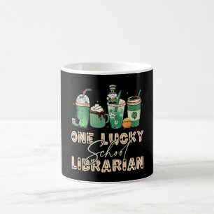 St. Patrick Day Lucky Librarian Coffee Mug