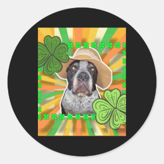 St. Patrick Dog Sticker