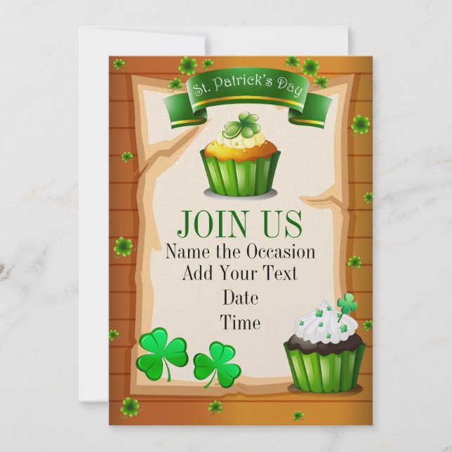 St. Patrick Invitation (Front)