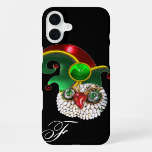 ST PATRICK JEWEL OWL AND ELF HAT WITH SHAMROCK iPhone 16 PLUS CASE