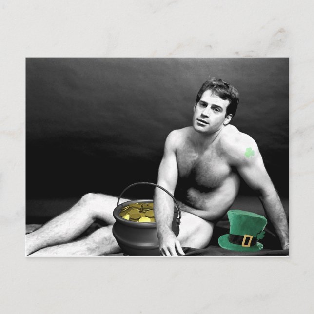 St. Patrick Man 3 Postcard (Front)