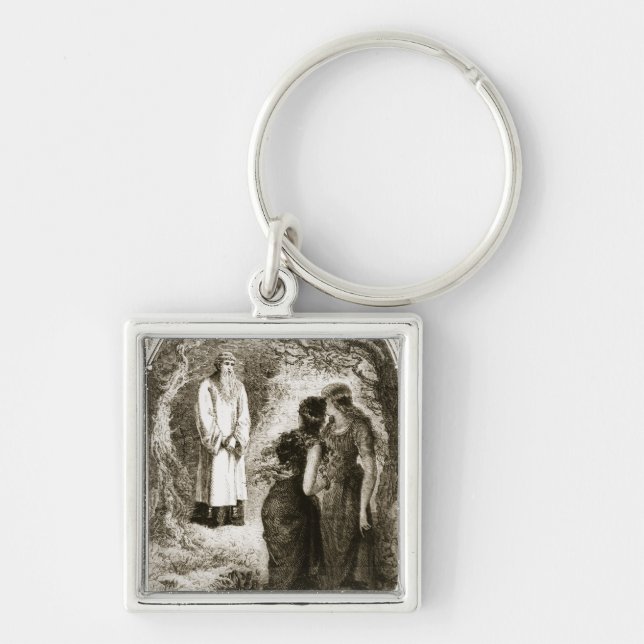 St. Patrick met by virgins in the wood of Fochlut, Key Ring (Front)