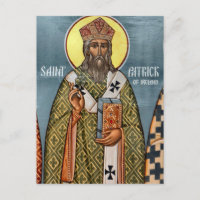 St. Patrick of Ireland Orthodox Christian Icon