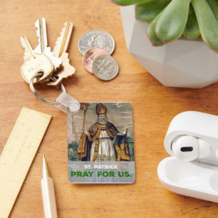 St. Patrick Pray for Us Key Ring