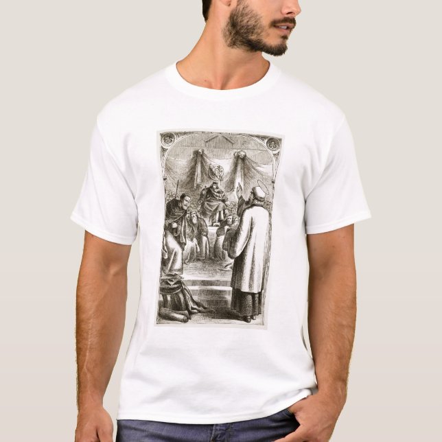 St. Patrick preaching at Tara, from 'The Trias Thu T-Shirt (Front)
