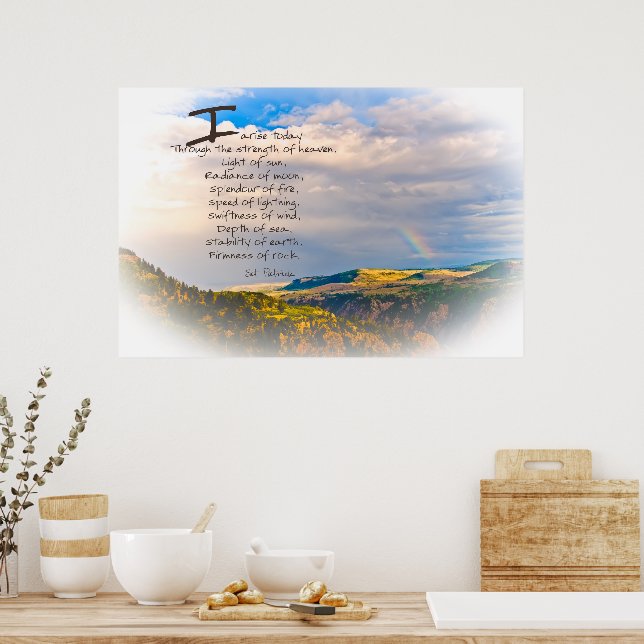 St Patrick Quote Poster (Kitchen)