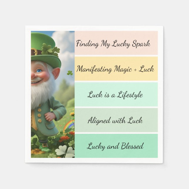St. Patrick’s Affirmation Napkin (Front)
