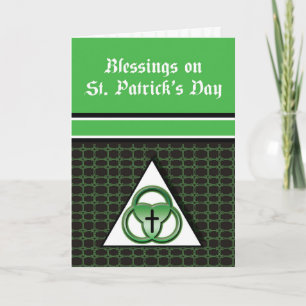 St. Patrick’s Day Blessing, Holy Trinity, Green Card