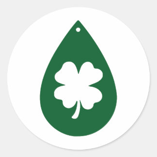 St. Patrick’s Day – Celebrate with Luck & Style Classic Round Sticker